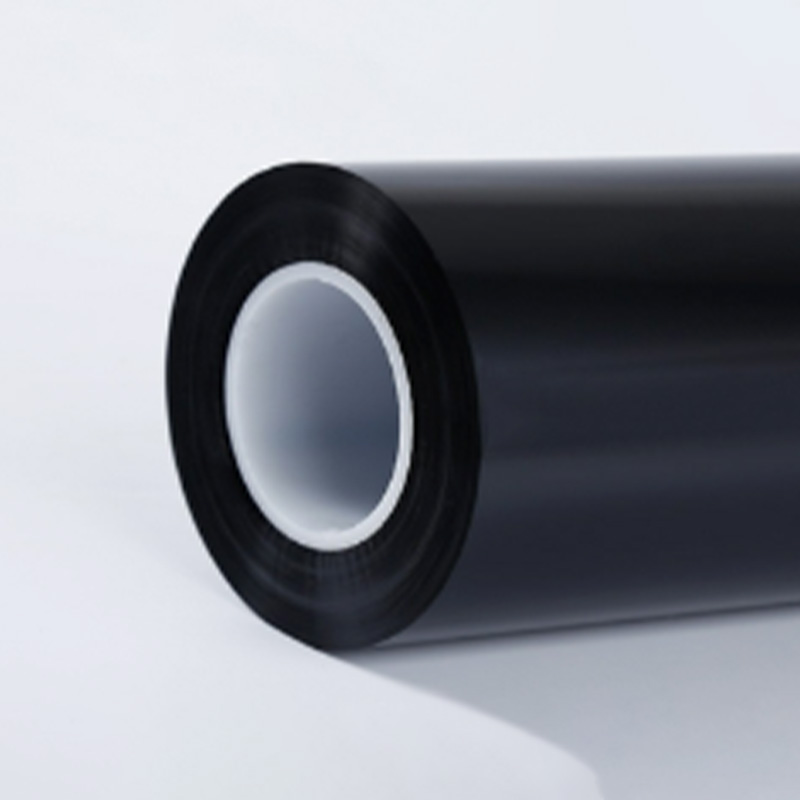 Svart brytbar glansig lasergravyrfilm